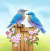 111802000Tela Gobelino BLUEBIRD-47X47 - comprar en línea