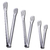Set De 3 Pinzas De Acero Inoxidable Profesional Cocina Parrilla - comprar online