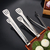 Set De 3 Pinzas De Acero Inoxidable Profesional Cocina Parrilla - tienda online