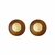 BRINCO BUTTON PRESSÃO EM MADEIRA MÍNIMAL DOU/CAIXETA QUEIMADA - comprar online