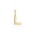 PINGENTE DE LETRA ARREDONDADA COM PONTO DE LUZ 1 MM - comprar online
