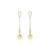 ARGOLA 12 MM CORRENTE ELOS DOIS REDONDOS CRESCENTE REDONDO ORGANICO PENDURADO LISO - comprar online