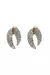 Brinco Cosmos Safari Strass Ouro Vintage