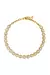 Choker Cristal Singular Ouro Vintage
