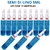 Semi Di Lino 5ml Cabelo E Brilho Arovitel Kit C/ 20 Ampolas