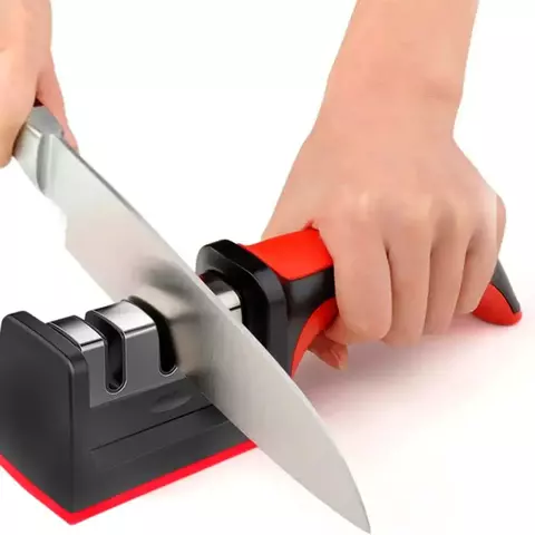 Afilador de cuchillos 3 en 1 profesional