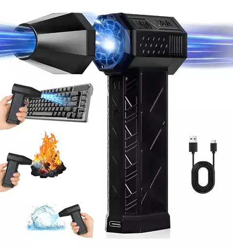 Pack x8 Aspiradora y sopladora turbo jet con luz