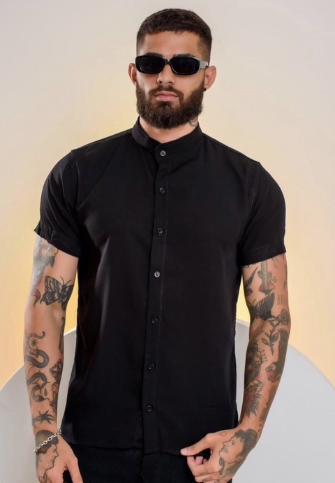 Gola Padre Preto/Branco