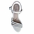SANDALIA MODARE SALTO MEDIO CREME/CRISTAL