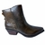 BOTA CANO BAIXO COURO DISTRESSED MARROM