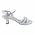 SANDALIA MODARE SALTO MEDIO CREME/CRISTAL