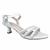 SANDALIA MODARE SALTO MEDIO CREME/CRISTAL - comprar online