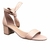 SANDALIA SALTO MEDIO COURO - comprar online
