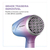 Secador De Cabelo Travel Qu4tro Elementos By Juliette Mondial Sct-ju-03 Cor Azul/rosa 110v/220v - comprar online