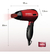 Mondial Max Travel Sc-10 Secador De Cabelo 1200w Bivolt Cor Vermelho/preto 110v/220v na internet