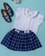 Conjunto Marinho Saia + Blusa - comprar online