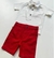 Short Guri Linho Vermelho - Pequeno Gafanhoto Loja