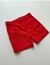 Short Guri Linho Vermelho