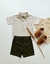 Short Guri Linho Verde Musgo - comprar online
