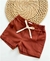 Short Linho Mascavo
