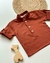 Camisa Alvaro Linho Mascavo - comprar online