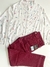 Camisa Manga Longa Pinheiros + Calça Color Bordo