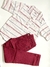 Camisa Listras + Calça Color Bordo
