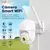 INOVA Kit Câmera de segurança a Prova D'água sem fio gira 360° HD 1080P IP66 APP YOOSEE 110-220V na internet