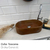 Cuba Oval Toscana em efeito Corten - comprar online