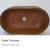 Cuba Oval Toscana em efeito Corten - Orekaconcretti