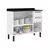Balcão de Cozinha em Aço 3 Portas 2 Gavetas 105cm - FLORENÇA - Itatiaia - comprar online