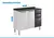 Balcão de Cozinha em Aço 3 Portas e 2 Gavetas 105cm - LUCE - Itatiaia - loja online