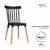 Sillas Future x4 Negras - comprar online