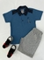 Conjunto Infantil Maculino Camiseta Gola Polo