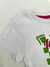 Conjunto Infantil Feminino com Blusa Branca e Short Verde - comprar online