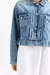 Campera denim crop