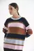 Sweater lurex rayado - comprar online