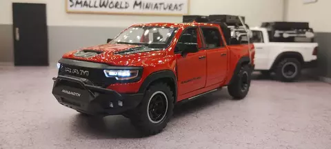 Miniatura Dodge Ram Mammoth-off-road Pickup Truck Vermelho