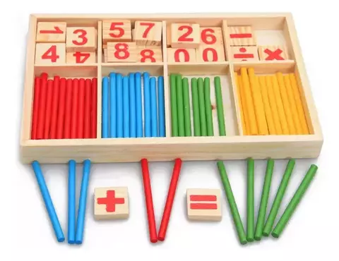 Labirinto Matemático Madeira Montessori Educativo