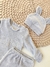 Conjunto plush ABC - campanitas mora