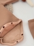 Conjunto waffle piel - campanitas mora