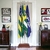 Base De Madeira Suporte Para Mastro de Bandeira BS0004