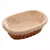 Cesta Oval – Rattan Plástico com Forro de Tecido 27x20x8cm - comprar online