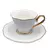 Jogo para Café Mon Charmant – 12 Peças em New Bone China Branca com Borda Dourada 90ml - comprar online