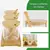 Kit 3 Potes com Colher e Suporte – Bambu 29,5x8x9,5cm - The Cozy Home