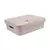 Caixa Organizadora Cube Baixa G com Tampa – Bege - comprar online
