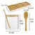 Kit 3 Potes com Colher e Suporte – Bambu 29,5x8x9,5cm na internet