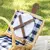 Cesto de Picnic Madely Xadrez Marinho - loja online