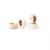 Anel de Guardanapo 4 Pcs Quartzo Natural