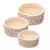 Conjunto com 3 Cestos Redondos Braid – Fibra Natural